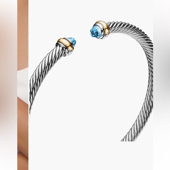 David Yurman Jewelry - David Yurman Classic Cable Bracelet - Blue Topaz